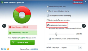 Wise Memory Optimizer 4.2.4.132 Wise Memory Optimizer 4.2.4.132